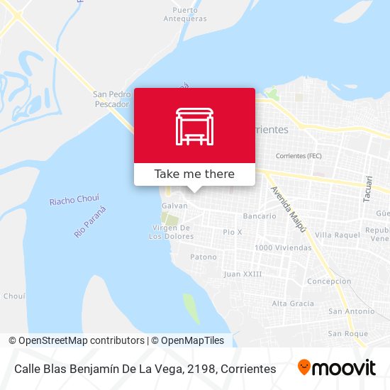 Calle Blas Benjamín De La Vega, 2198 map