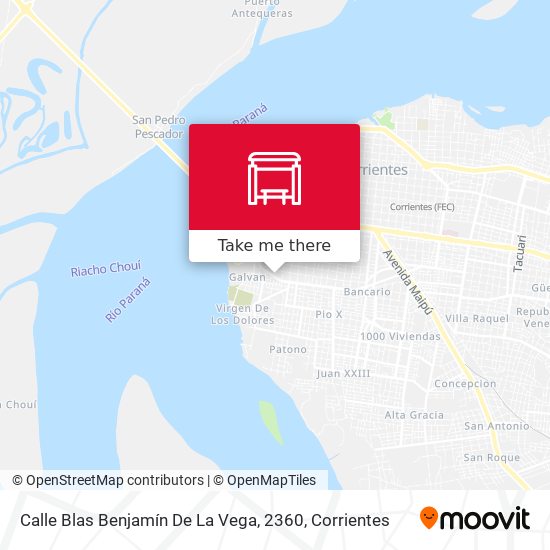 Calle Blas Benjamín De La Vega, 2360 map