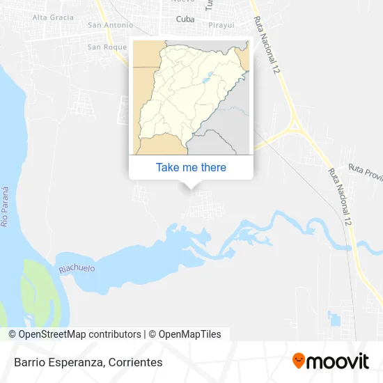 Barrio Esperanza map