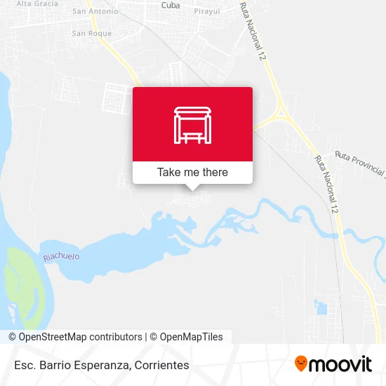 Esc. Barrio Esperanza map