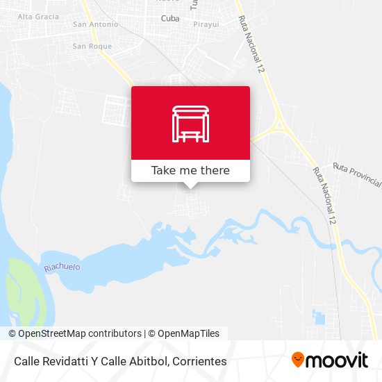 Mapa de Calle Revidatti Y Calle Abitbol
