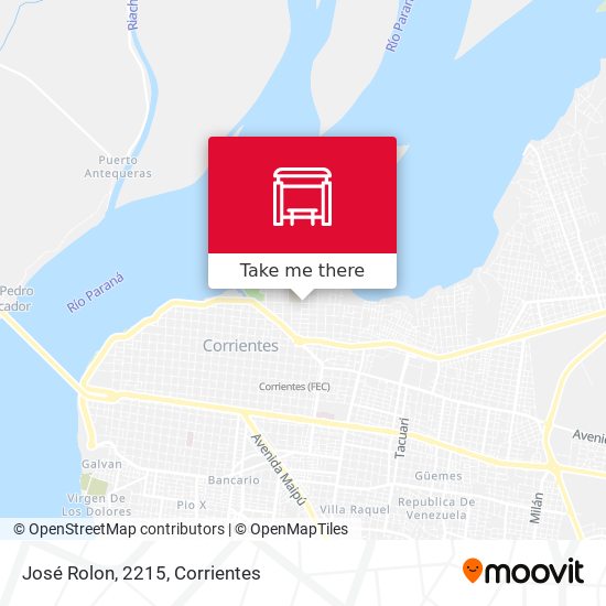 Mapa de José Rolon, 2215