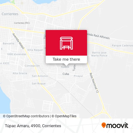 Mapa de Túpac Amaru, 4900