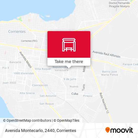Avenida Montecarlo, 2440 map