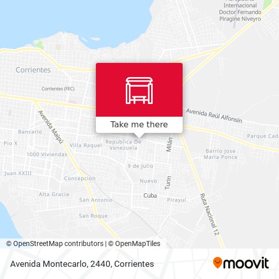 Avenida Montecarlo, 2440 map