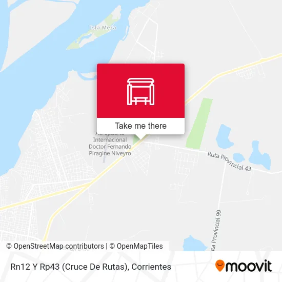 Rn12 Y Rp43 (Cruce De Rutas) map