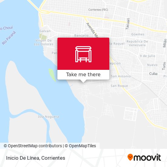 Inicio De Línea map