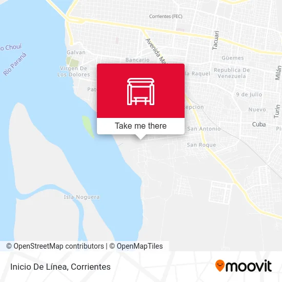 Inicio De Línea map