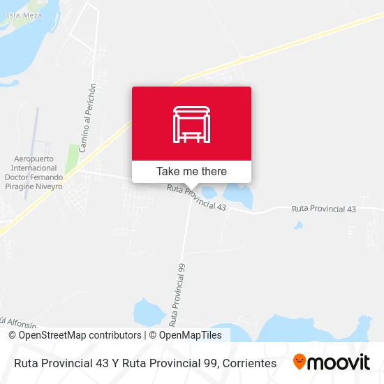 Ruta Provincial 43 Y Ruta Provincial 99 map