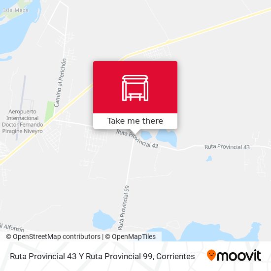Ruta Provincial 43 Y Ruta Provincial 99 map