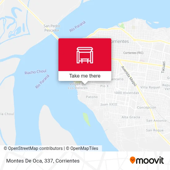 Montes De Oca, 337 map