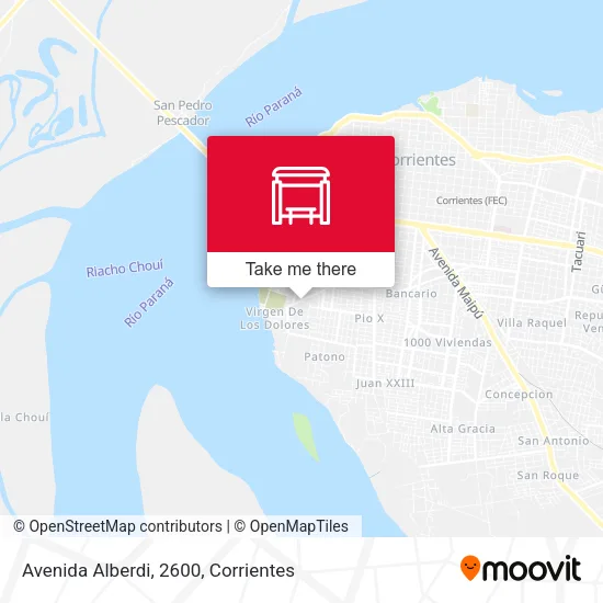 Avenida Alberdi, 2600 map