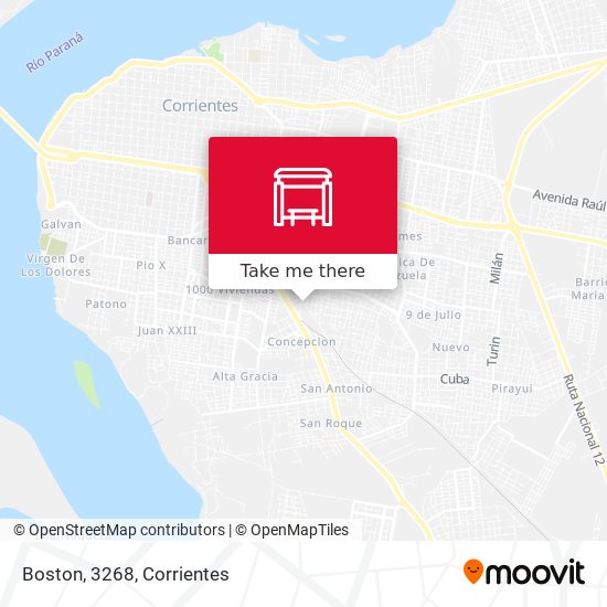 Boston, 3268 map