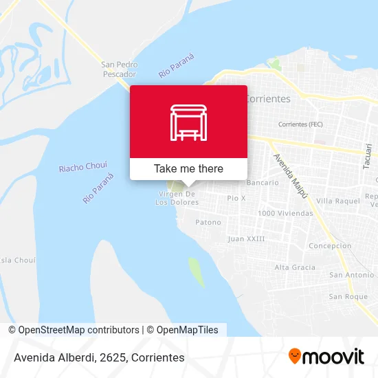 Avenida Alberdi, 2625 map