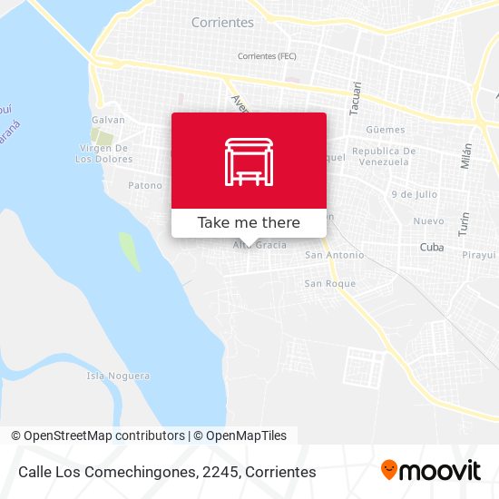 Calle Los Comechingones, 2245 map