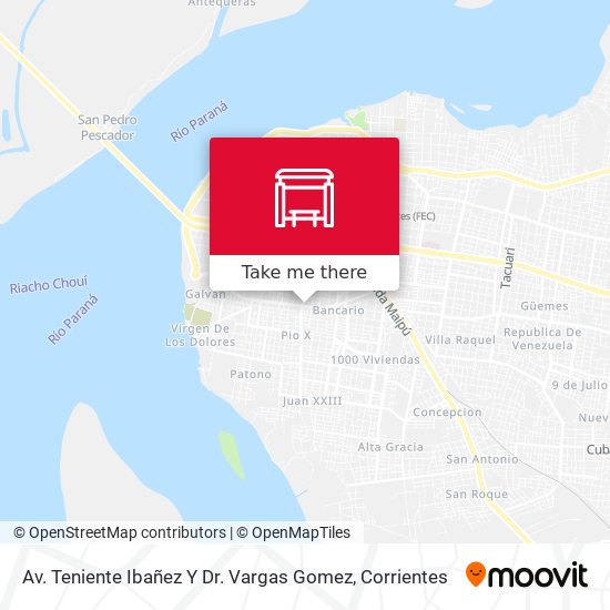 Av. Teniente Ibañez Y Dr. Vargas Gomez map