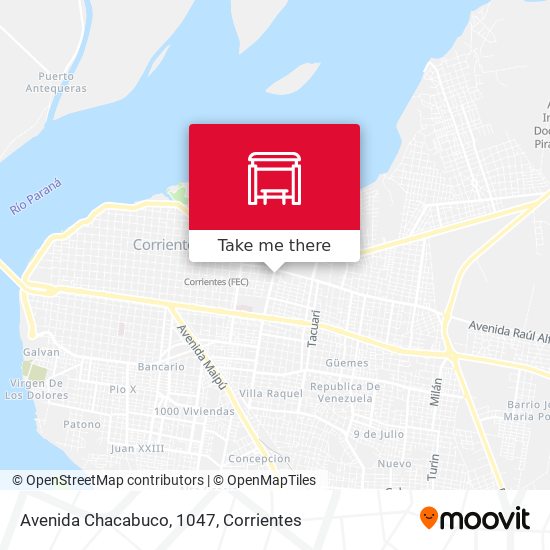 Mapa de Avenida Chacabuco, 1047