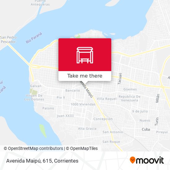Avenida Maipú, 615 map