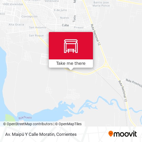 Av. Maipú Y Calle Moratin map
