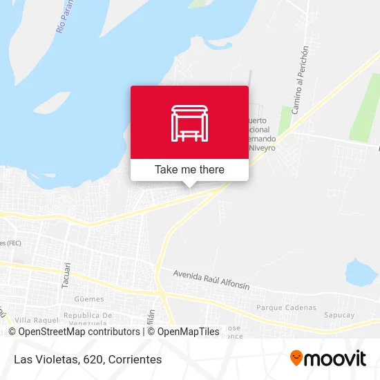 Las Violetas, 620 map