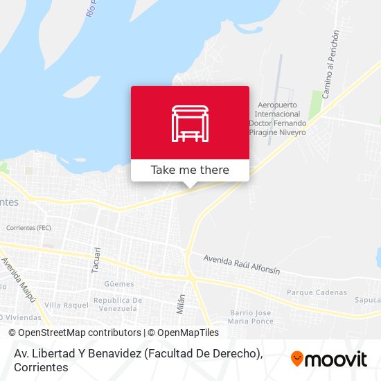 Av. Libertad Y Benavidez (Facultad De Derecho) map