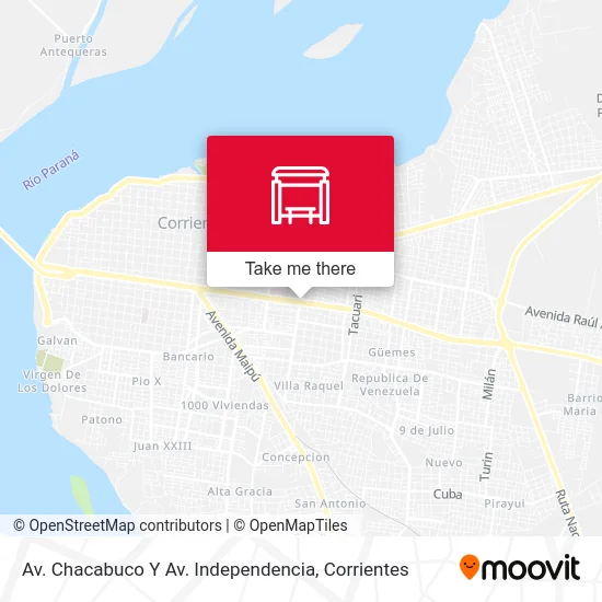 Av. Chacabuco Y Av. Independencia map