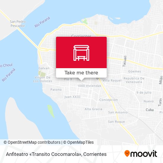Anfiteatro «Transito Cocomarola» map