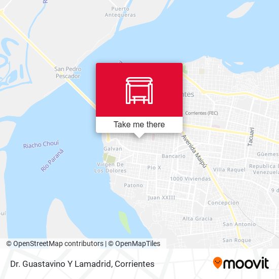 Dr. Guastavino Y Lamadrid map