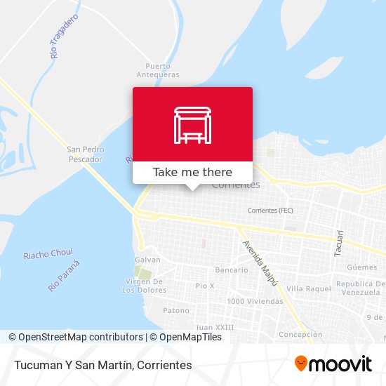 Mapa de Tucuman Y San Martín
