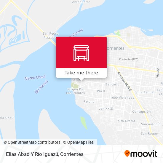 Elias Abad Y Río Iguazú map