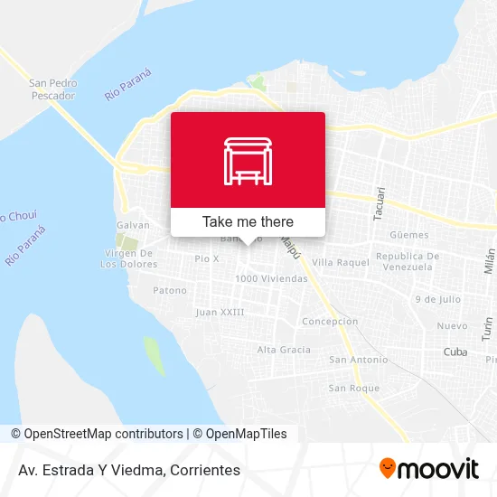 Av. Estrada Y Viedma map