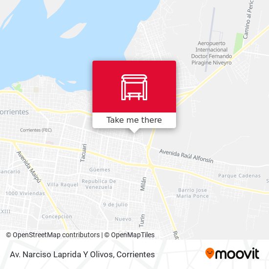 Av. Narciso Laprida Y Olivos map