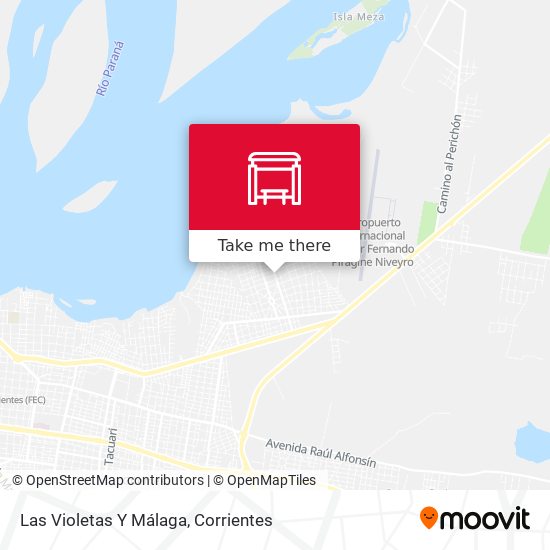 Las Violetas Y Málaga map