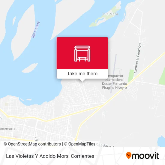 Mapa de Las Violetas Y Adoldo Mors