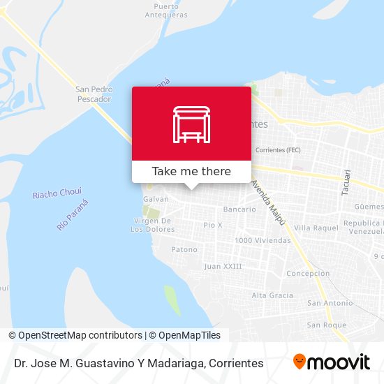 Dr. Jose M. Guastavino Y Madariaga map