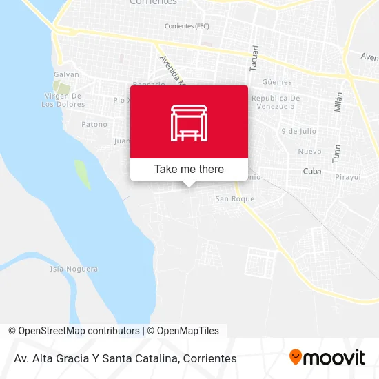 Av. Alta Gracia Y Santa Catalina map