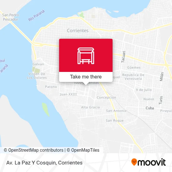 Av. La Paz Y Cosquin map