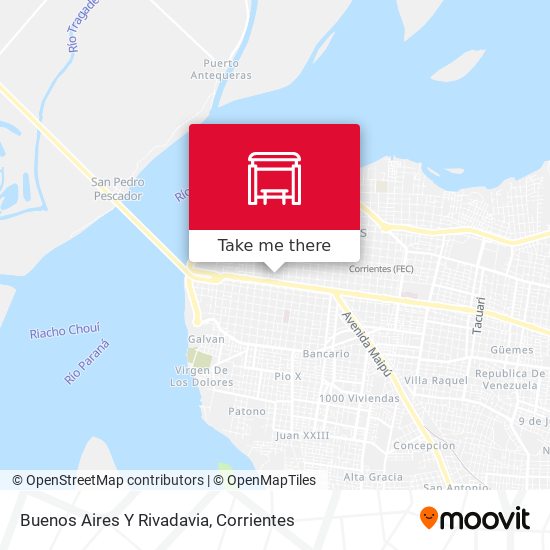 Mapa de Buenos Aires Y Rivadavia