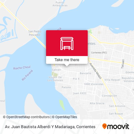 Av. Juan Bautista Alberdi Y Madariaga map