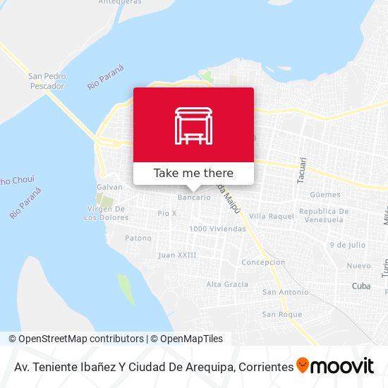 Av. Teniente Ibañez Y Ciudad De Arequipa map