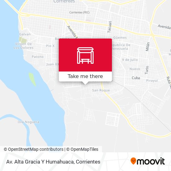 Av. Alta Gracia Y Humahuaca map