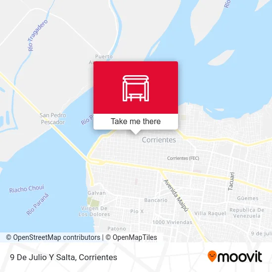 9 De Julio Y Salta map