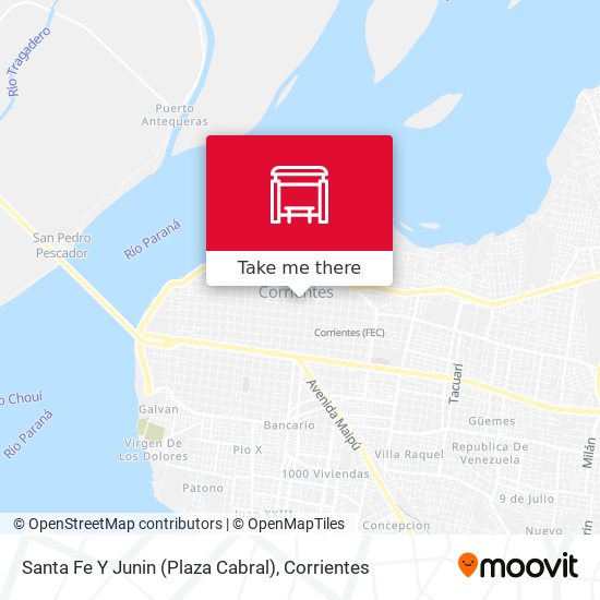 Mapa de Santa Fe Y Junin (Plaza Cabral)