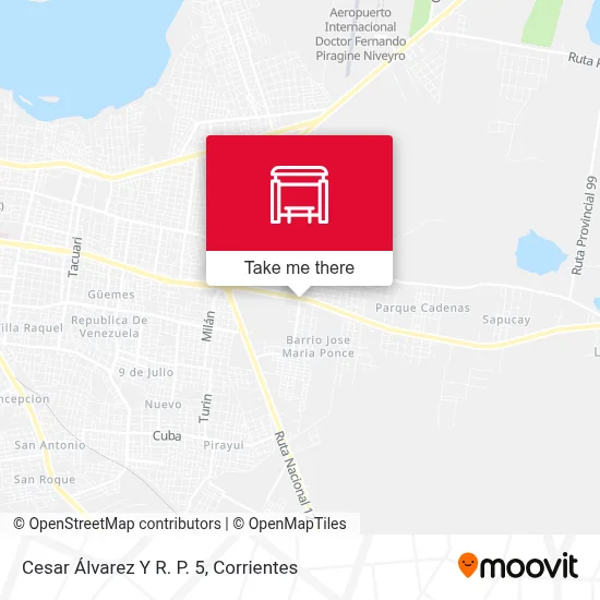 Cesar Álvarez Y R. P. 5 map