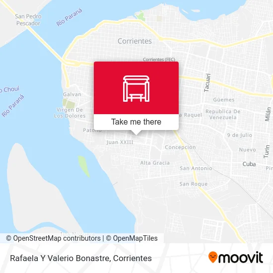 Rafaela Y Valerio Bonastre map