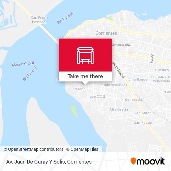 Av. Juan De Garay Y Solis map