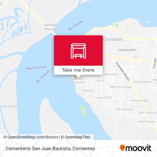 Mapa de Cementerio San Juan Bautista
