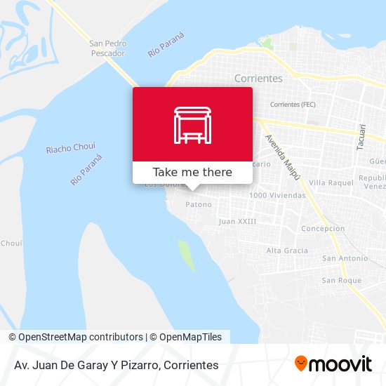 Av. Juan De Garay Y Pizarro map