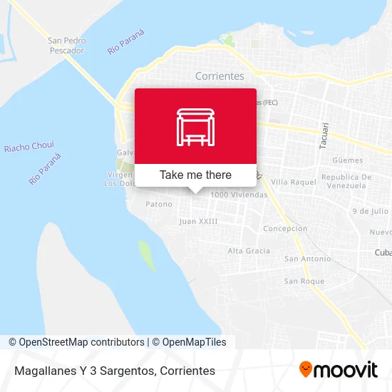 Magallanes Y 3 Sargentos map