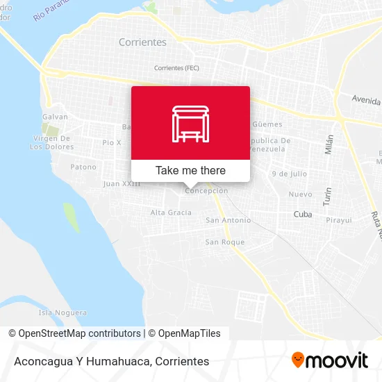 Aconcagua Y Humahuaca map